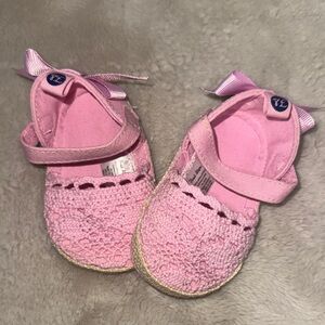 Adorable Pink Baby Walker Shoes with Bows